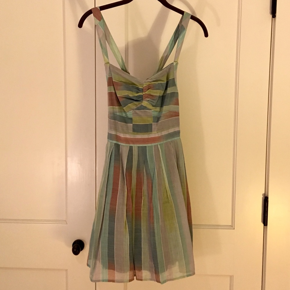 Multi-colored cute summer dress